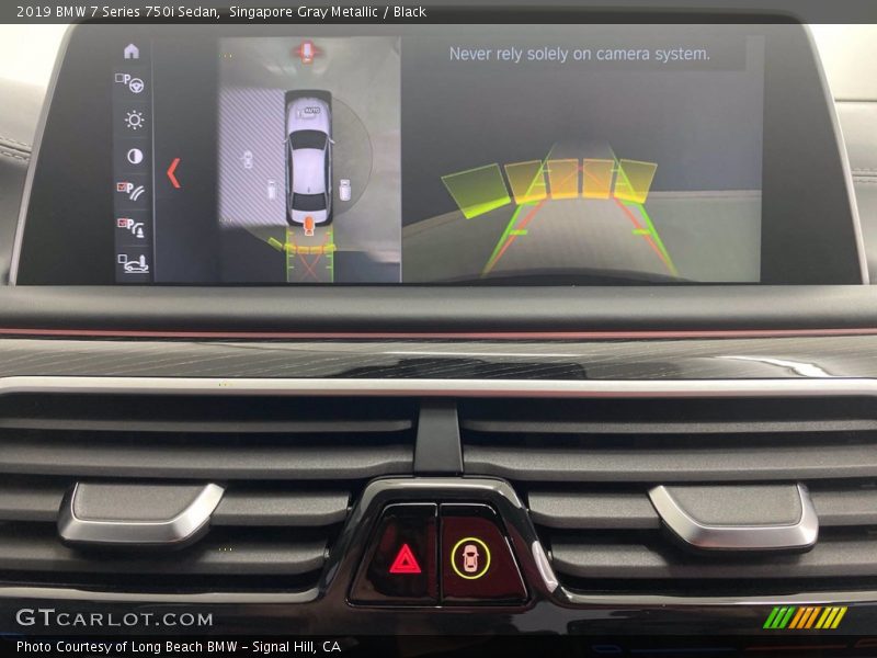 Singapore Gray Metallic / Black 2019 BMW 7 Series 750i Sedan
