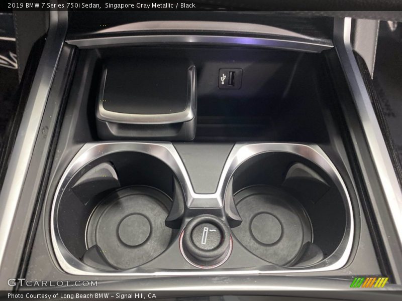 Singapore Gray Metallic / Black 2019 BMW 7 Series 750i Sedan