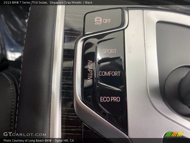 Singapore Gray Metallic / Black 2019 BMW 7 Series 750i Sedan