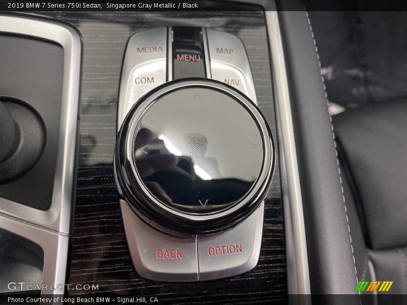 Singapore Gray Metallic / Black 2019 BMW 7 Series 750i Sedan