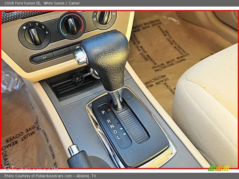 White Suede / Camel 2008 Ford Fusion SE