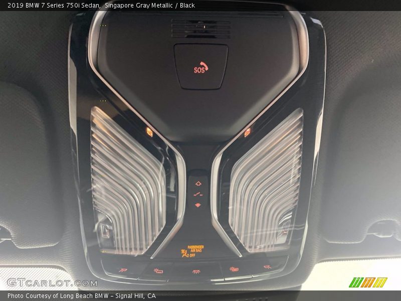 Singapore Gray Metallic / Black 2019 BMW 7 Series 750i Sedan