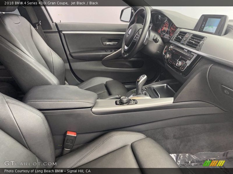 Jet Black / Black 2018 BMW 4 Series 430i Gran Coupe
