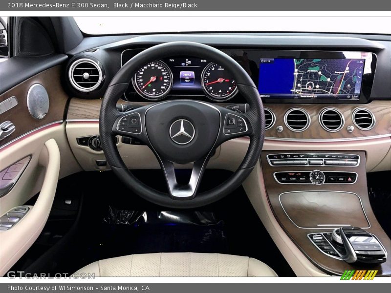 Black / Macchiato Beige/Black 2018 Mercedes-Benz E 300 Sedan