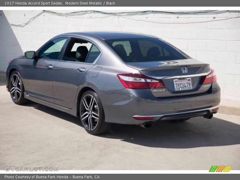 Modern Steel Metallic / Black 2017 Honda Accord Sport Sedan