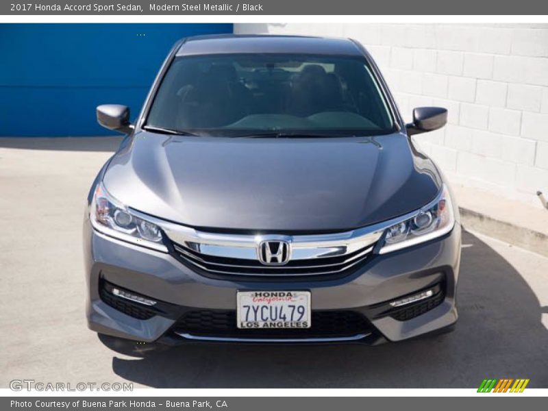 Modern Steel Metallic / Black 2017 Honda Accord Sport Sedan