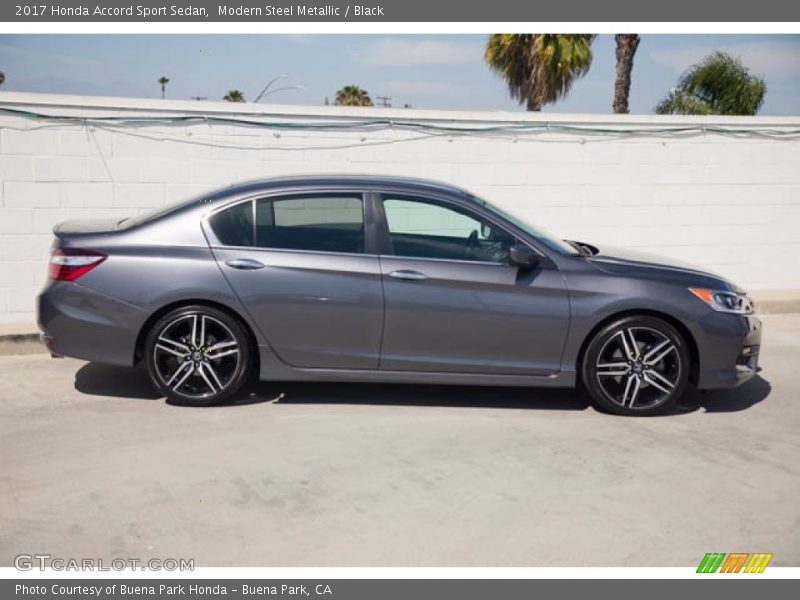 Modern Steel Metallic / Black 2017 Honda Accord Sport Sedan