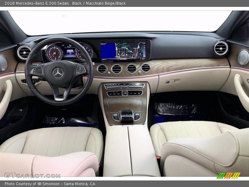 Black / Macchiato Beige/Black 2018 Mercedes-Benz E 300 Sedan