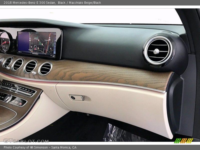 Black / Macchiato Beige/Black 2018 Mercedes-Benz E 300 Sedan