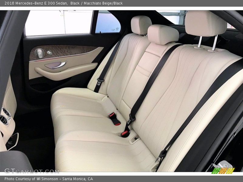 Black / Macchiato Beige/Black 2018 Mercedes-Benz E 300 Sedan