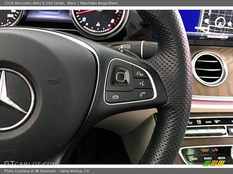 Black / Macchiato Beige/Black 2018 Mercedes-Benz E 300 Sedan