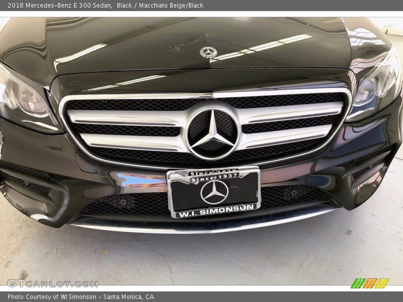 Black / Macchiato Beige/Black 2018 Mercedes-Benz E 300 Sedan