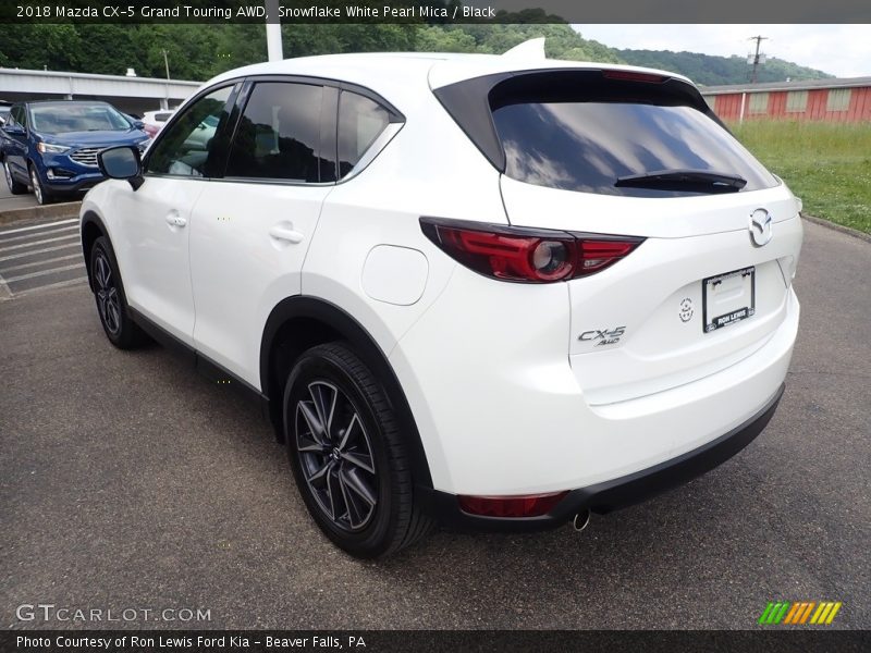 Snowflake White Pearl Mica / Black 2018 Mazda CX-5 Grand Touring AWD