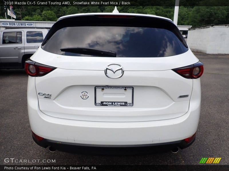Snowflake White Pearl Mica / Black 2018 Mazda CX-5 Grand Touring AWD