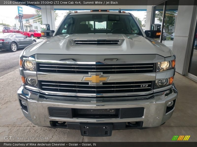 Summit White / Jet Black 2018 Chevrolet Silverado 3500HD LTZ Crew Cab 4x4