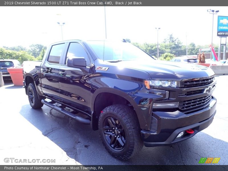 Black / Jet Black 2019 Chevrolet Silverado 1500 LT Z71 Trail Boss Crew Cab 4WD