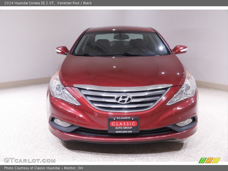 Venetian Red / Black 2014 Hyundai Sonata SE 2.0T