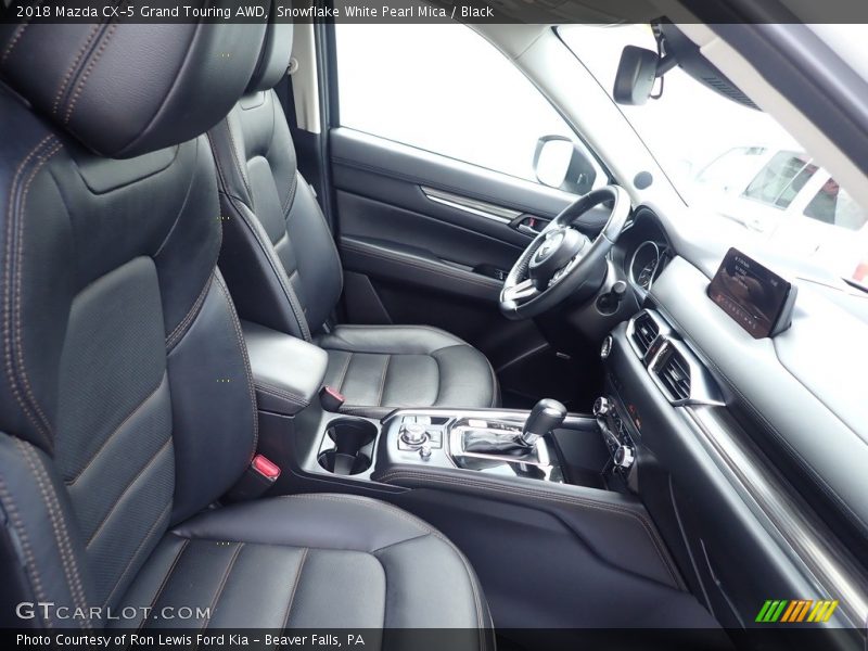 Snowflake White Pearl Mica / Black 2018 Mazda CX-5 Grand Touring AWD