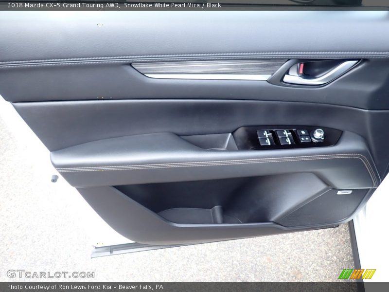 Snowflake White Pearl Mica / Black 2018 Mazda CX-5 Grand Touring AWD