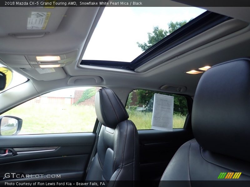 Snowflake White Pearl Mica / Black 2018 Mazda CX-5 Grand Touring AWD