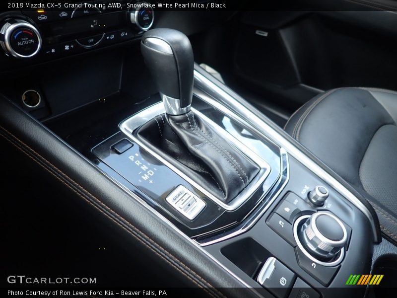 Snowflake White Pearl Mica / Black 2018 Mazda CX-5 Grand Touring AWD