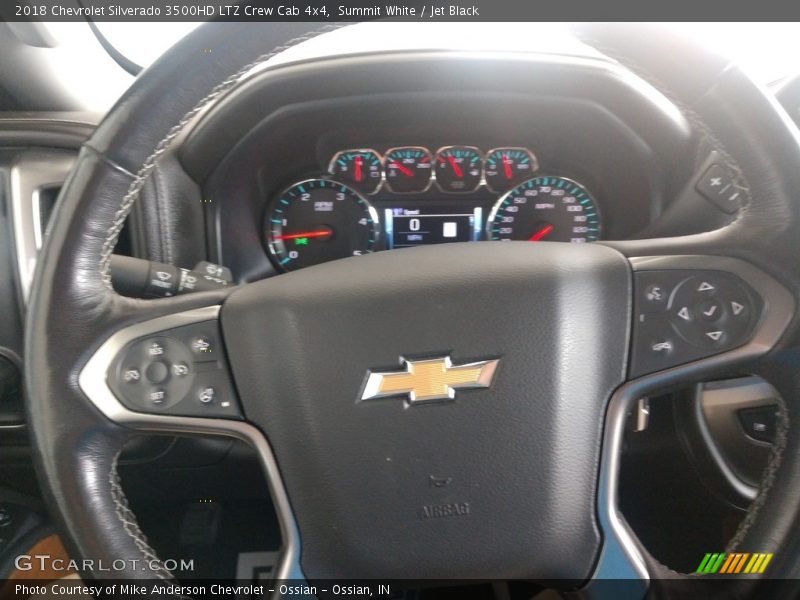 Summit White / Jet Black 2018 Chevrolet Silverado 3500HD LTZ Crew Cab 4x4