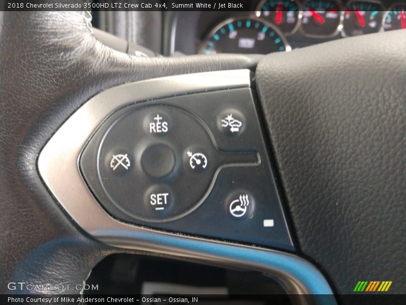Summit White / Jet Black 2018 Chevrolet Silverado 3500HD LTZ Crew Cab 4x4