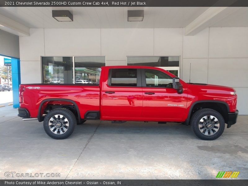  2021 Silverado 2500HD Custom Crew Cab 4x4 Red Hot
