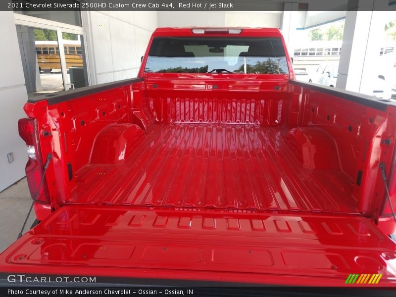 Red Hot / Jet Black 2021 Chevrolet Silverado 2500HD Custom Crew Cab 4x4