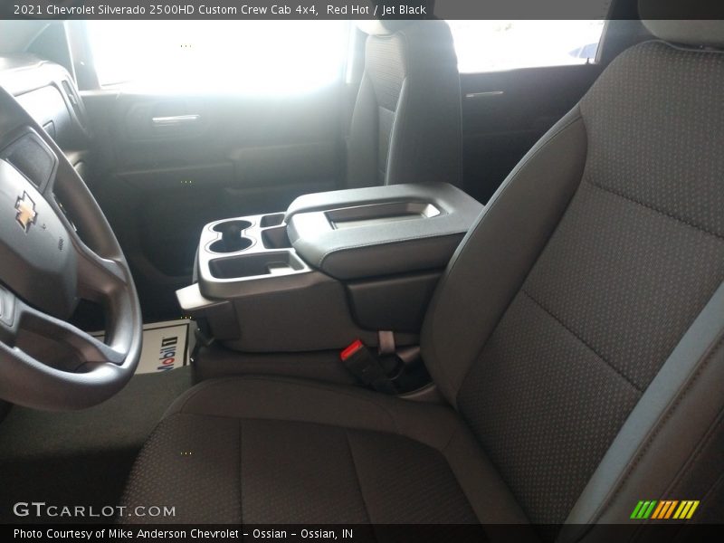 Red Hot / Jet Black 2021 Chevrolet Silverado 2500HD Custom Crew Cab 4x4