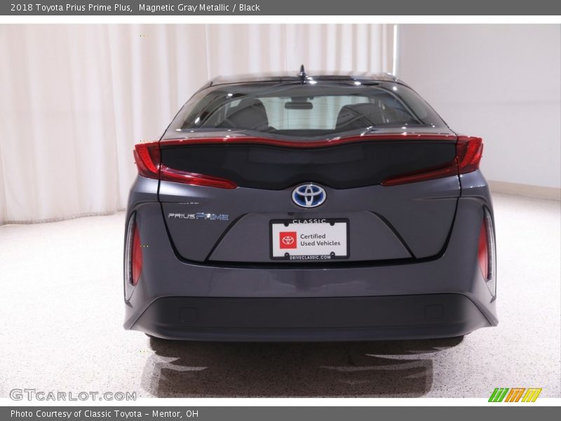 Magnetic Gray Metallic / Black 2018 Toyota Prius Prime Plus