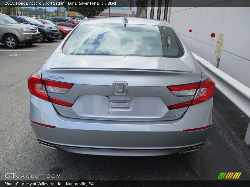 Lunar Silver Metallic / Black 2018 Honda Accord Sport Sedan