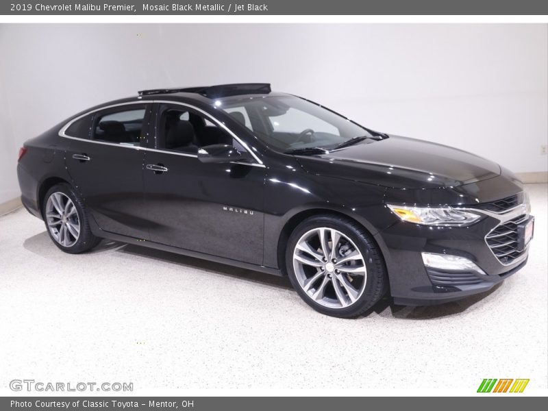 Mosaic Black Metallic / Jet Black 2019 Chevrolet Malibu Premier