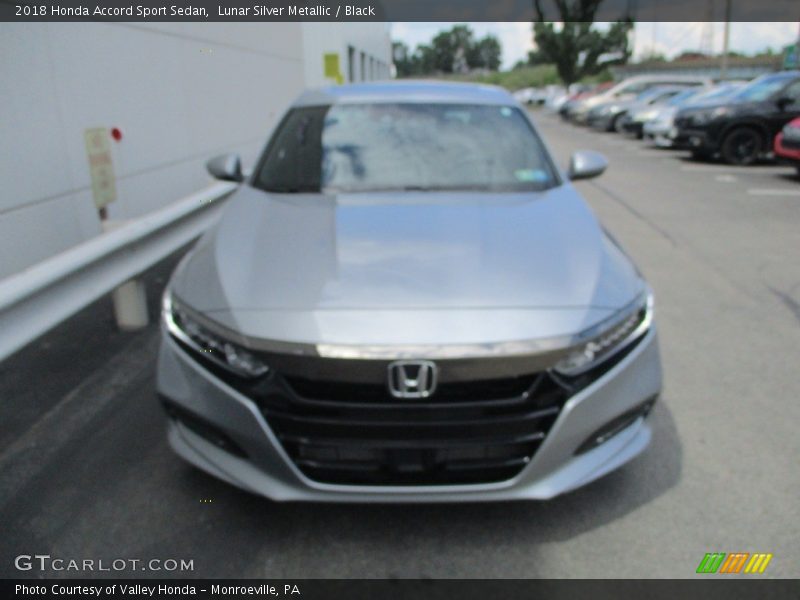Lunar Silver Metallic / Black 2018 Honda Accord Sport Sedan