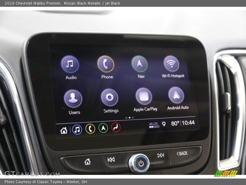 Mosaic Black Metallic / Jet Black 2019 Chevrolet Malibu Premier