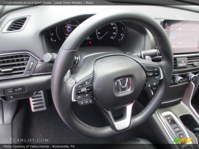 Lunar Silver Metallic / Black 2018 Honda Accord Sport Sedan