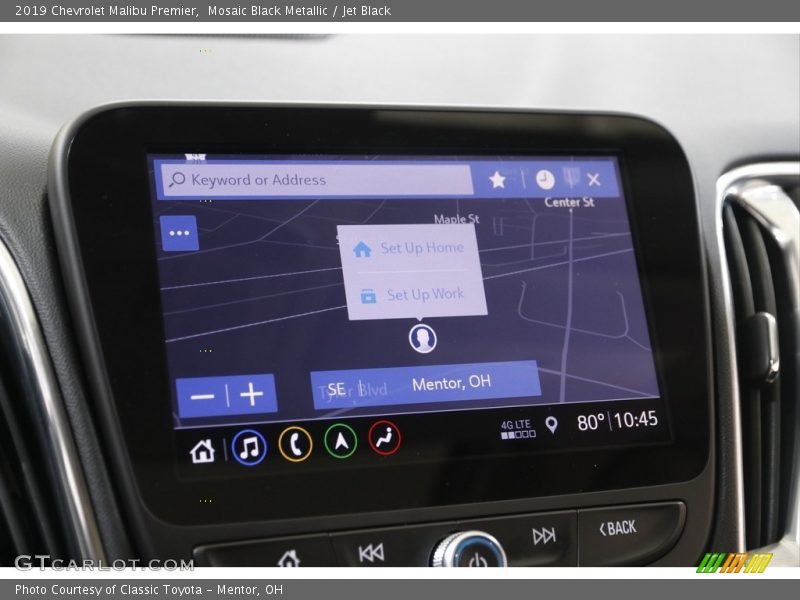 Mosaic Black Metallic / Jet Black 2019 Chevrolet Malibu Premier