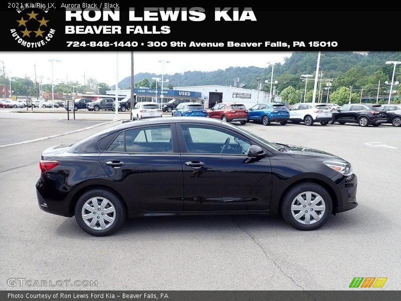 Aurora Black / Black 2021 Kia Rio LX