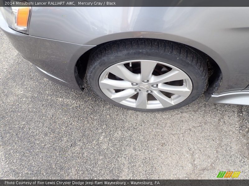 Mercury Gray / Black 2014 Mitsubishi Lancer RALLIART AWC