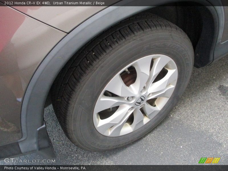 Urban Titanium Metallic / Beige 2012 Honda CR-V EX 4WD