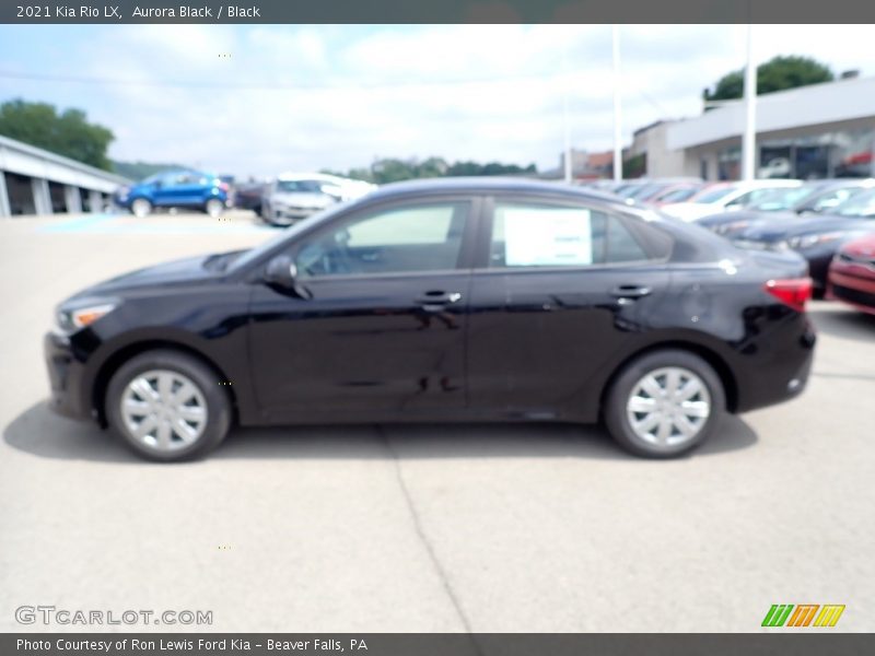 Aurora Black / Black 2021 Kia Rio LX