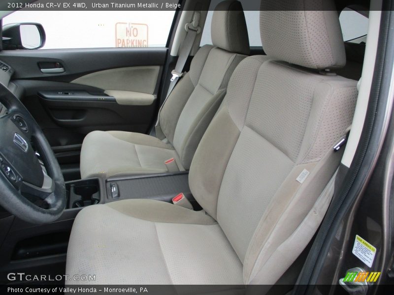 Urban Titanium Metallic / Beige 2012 Honda CR-V EX 4WD