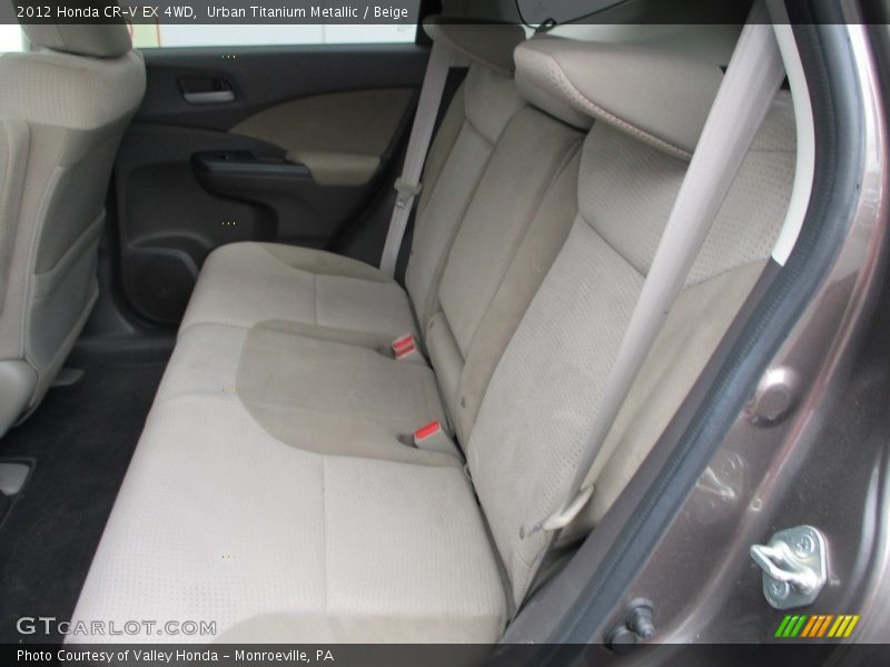 Urban Titanium Metallic / Beige 2012 Honda CR-V EX 4WD
