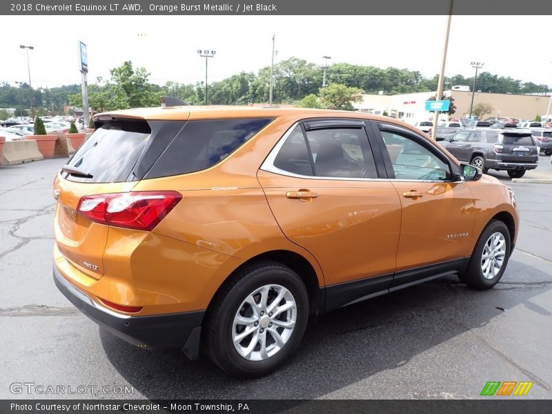 Orange Burst Metallic / Jet Black 2018 Chevrolet Equinox LT AWD