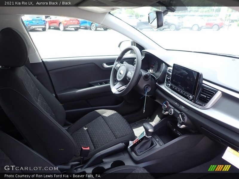 Aurora Black / Black 2021 Kia Rio LX