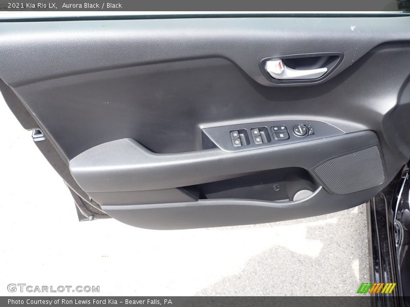 Aurora Black / Black 2021 Kia Rio LX