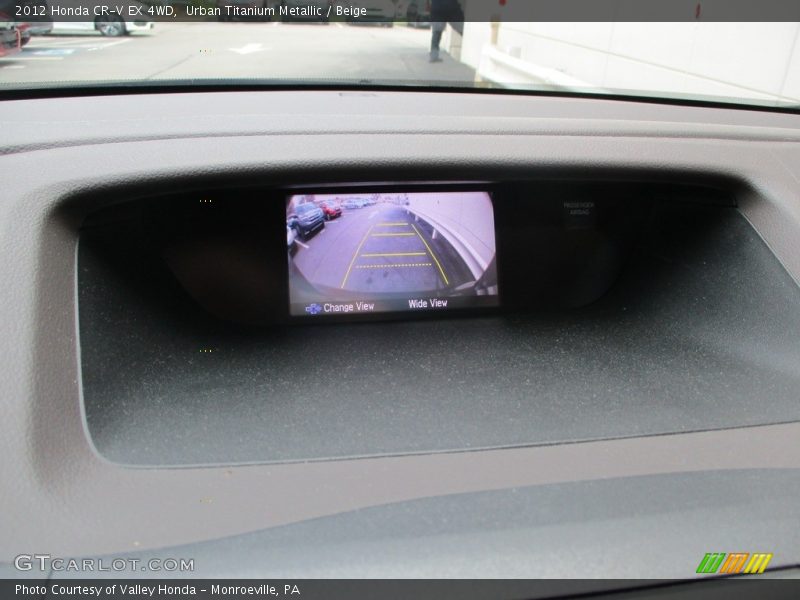 Urban Titanium Metallic / Beige 2012 Honda CR-V EX 4WD