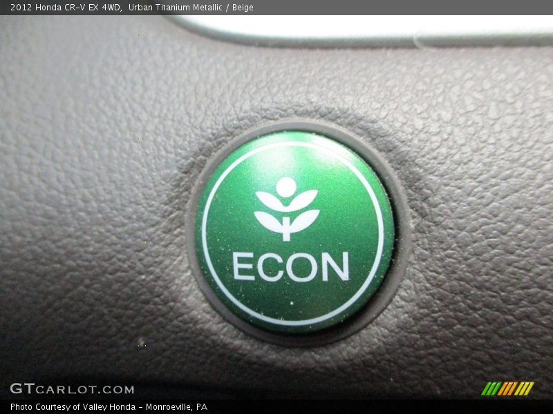Urban Titanium Metallic / Beige 2012 Honda CR-V EX 4WD