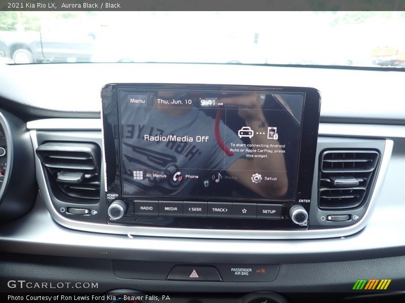 Aurora Black / Black 2021 Kia Rio LX