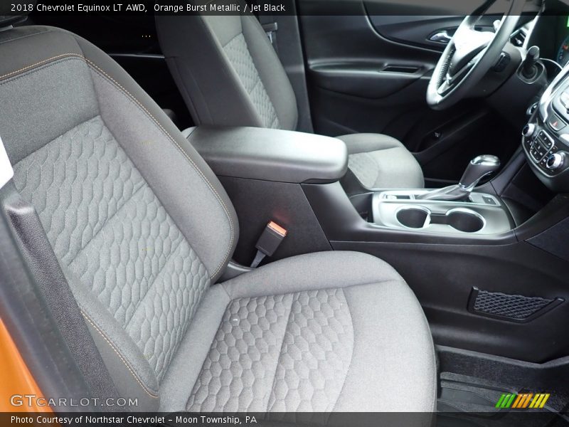 Orange Burst Metallic / Jet Black 2018 Chevrolet Equinox LT AWD